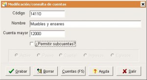 Contalux - registro de cuentas Contalux - registro de cuentas