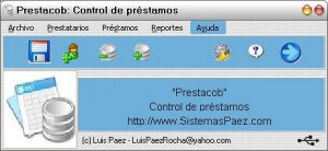 Prestacob - Pantalla principal Prestacob - Pantalla principal