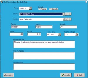 MoyexPRO: Orden de trabajo MoyexPRO: Orden de trabajo
