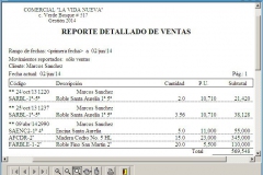 Reporte de ventas