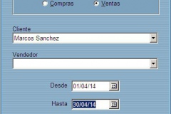 Configuración de reporte